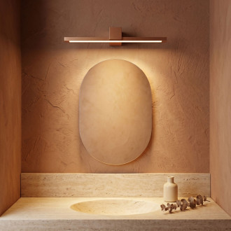 Koupelnové nástěnné LED svítidlo SWE053-1W 60 cm COPPER BRUSH