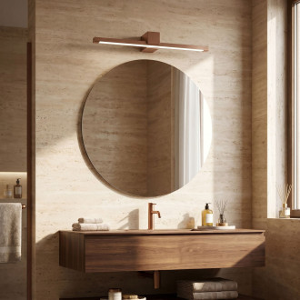 Koupelnové nástěnné LED svítidlo SWE053-1W 60 cm COPPER BRUSH