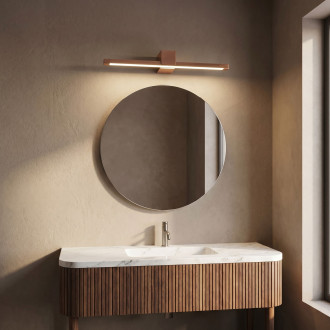 Koupelnové nástěnné LED svítidlo SWE053-1W 60 cm COPPER BRUSH