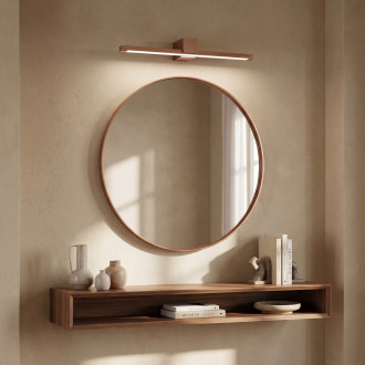 Koupelnové nástěnné LED svítidlo SWE053-1W 60 cm COPPER BRUSH