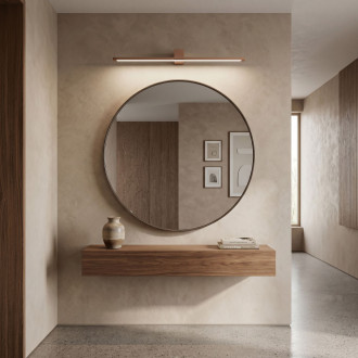 Koupelnové nástěnné LED svítidlo SWE054-1W 80 cm COPPER BRUSH