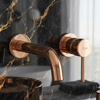 REA Podomítková umyvadlová baterie REA LUNGO Copper  + BOX REA-B7997