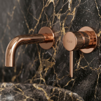 REA Podomítková umyvadlová baterie REA LUNGO Copper  + BOX REA-B7997