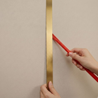 Samolepicí dekorativní lišta Rea P14454CA 3,8cm Brush Gold