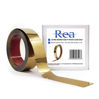 Samolepicí dekorativní lišta Rea P14454CA 3,8cm Gold