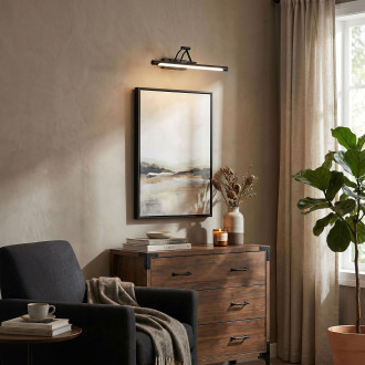 Koupelnové nástěnné LED svítidlo SWE025-1W 42cm Black