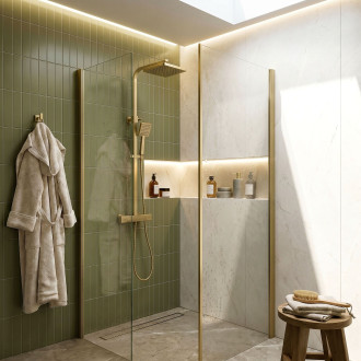 Sprchový set Rea Atrium Brush Gold