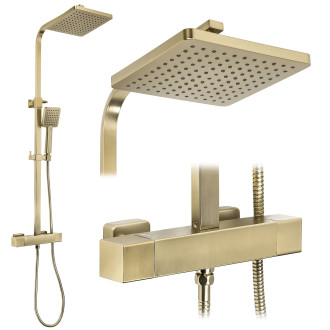 Sprchový set Rea Atrium Brush Gold