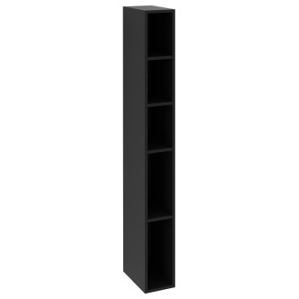 ESPACE otevřená policová skříňka 20x172x32cm, černá matná ESC100-3535