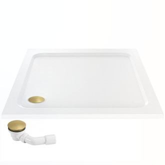 REA Sprchová akrylová vanička Belmond White 80x80 KPL-14370