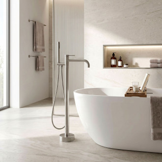 REA Volně stojící baterie Rea Clif Brush Nickel REA-B7500