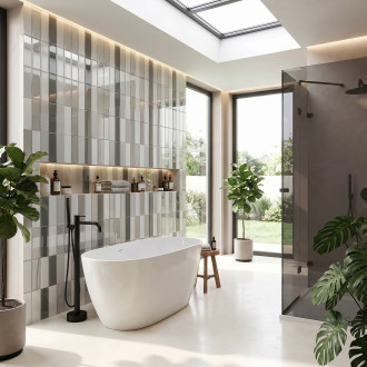 REA Volně stojící baterie Rea Clif Black REA-B7501