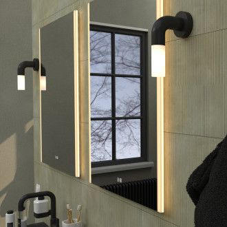 LED zrcadlo 400x600 se dvěma dotykovými senzory