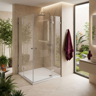 REA Sprchová akrylová vanička Belmond White 80x80 REA-K4370