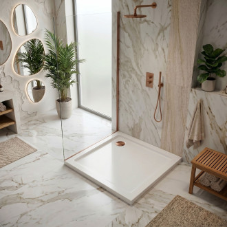 REA Sprchová akrylová vanička Belmond White 80x80 KPL-04370