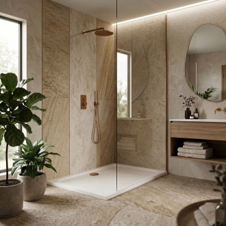 REA Sprchová akrylová vanička Belmond White 80x100 KPL-04372