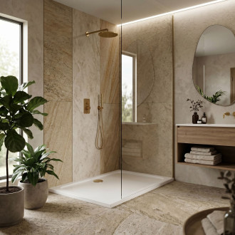 REA Sprchová akrylová vanička Belmond White 90x120 KPL-14373