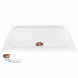 REA Sprchová akrylová vanička Belmond White 90x120 KPL-04373