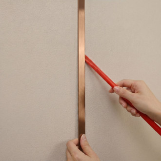 Samolepicí dekorativní lišta Rea P14454A 2cm Brush Copper