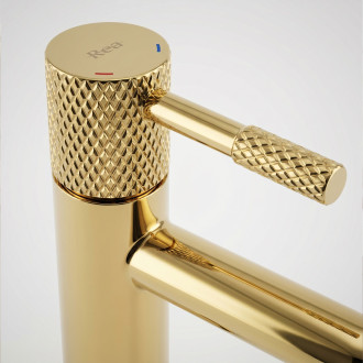 Umyvadlová baterie Rea Venti Gold Low