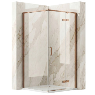 Sprchový kout Rea Bruno 90x90 Brush Copper