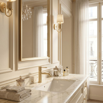 Umyvadlová baterie Rea Venti Brush Gold Low