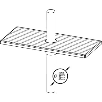 Mydelniczka do deszczowni i zestawów prysznicowych