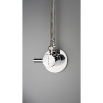 Zawór kątowy z głowicą ceramiczną 1/2" - 3/8" - okrągły