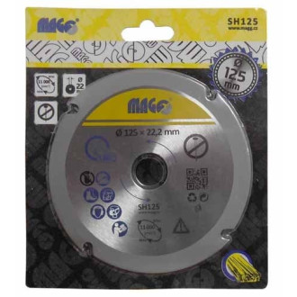 Řezný kotouč na dřevo 125 mm PHT Magg profi SH125