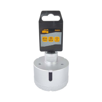 Korunka vykružovací diamantová M14 - 74 mm PHT Magg profi 050025