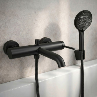 Sprchová hadice Rea Black 150 cm