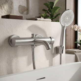 Koupelnová baterie REA Ontario Side Brush Nickel