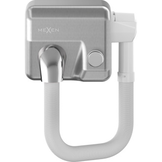 Mexen Aquis-P suszarka basenowa do włosów z wężem, 1000 W, inox - 70K210-01