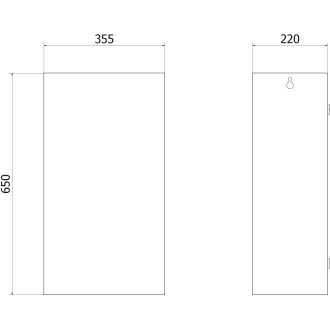 Mexen Linox Kosz na śmieci 50L, inox - 70K007-01