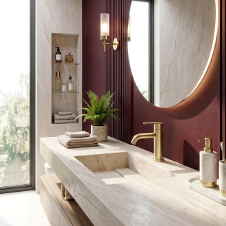 Rea Koupelnová baterie Rea Ontario Brush Gold REA-B5505