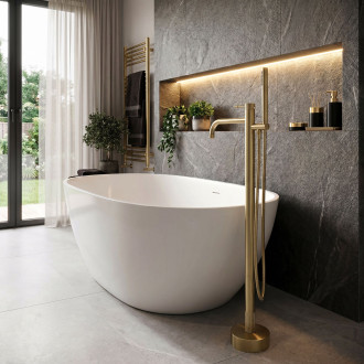 REA Volně stojící baterie Rea Venti Brush Gold REA-B9765