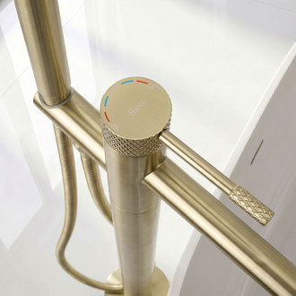 REA Volně stojící baterie Rea Venti Brush Gold REA-B9765