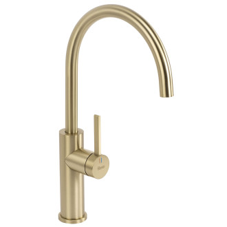 REA Rivo Kuchyňská baterie Brush Gold REA-B9342
