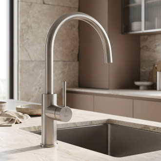 REA Rivo Kuchyňská baterie Brush Nickel REA-B9340