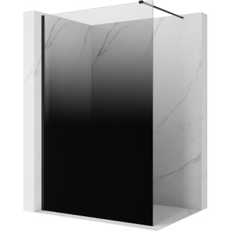 Mexen Kioto Sprchová zástěna 110 x 200 cm, ombre černá 8 mm, černá - 800-110-101-70-76