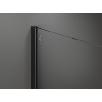 Mexen Kioto ścianka prysznicowa Walk-in 130 x 200 cm, ombre czarna 8 mm, czarna - 800-130-101-70-76