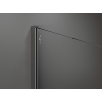 Mexen Kioto ścianka prysznicowa Walk-in 120 x 200 cm, ombre czarna 8 mm, gun metal - 800-120-101-95-76