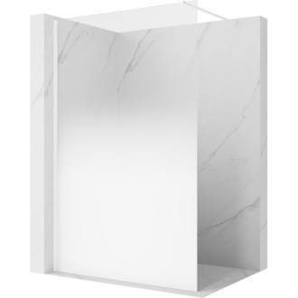 Mexen Kioto Sprchová stěna 100 x 200 cm, ombre bílá 8 mm, bílá - 800-100-101-20-86