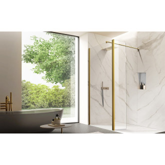 Walk-in sprchový kout LAGOS GOLD NEW 200 s otočným panelem