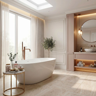 Volně stojící baterie Rea Venti Brush Copper