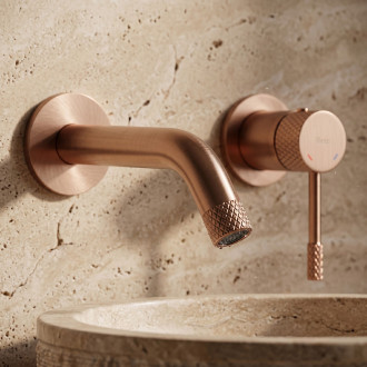 Podomítková vanová baterie REA Venti Brush Copper