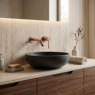 Podomítková vanová baterie REA Venti Brush Copper