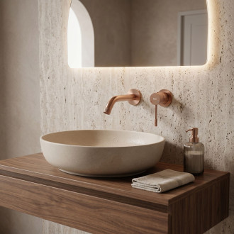 Podomítková vanová baterie REA Venti Brush Copper