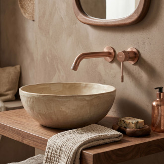 Podomítková vanová baterie REA Venti Brush Copper