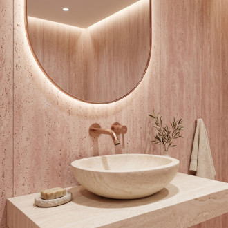 Podomítková vanová baterie REA Venti Brush Copper